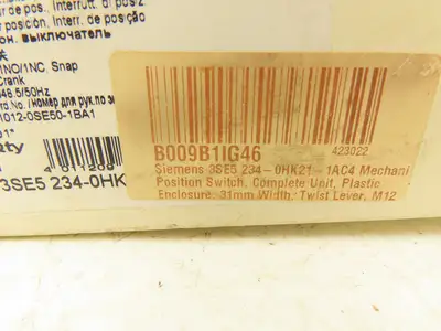 Siemens 3SE5 234-0HK21-1AC4 Limit Switch Roller Arm NO/NC Contacts IP66