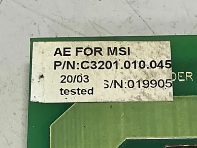 USED AMERICAN MSI C3201.010.045