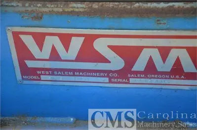 USED WEST SALEM MACHINERY 1638 WOOD HOG