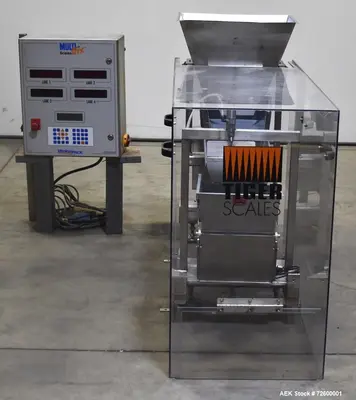 Used WEIGHPACK SYSTEMS VERTEK 160 Net Weigh Filler Scale Vertical Form & Fill Illinois US | Aaron Equipment #86744