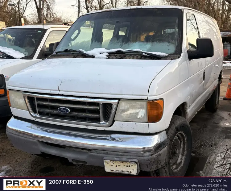 Used 2007 FORD E-350 Vans New Jersey US | Proxy Equipment #1385337