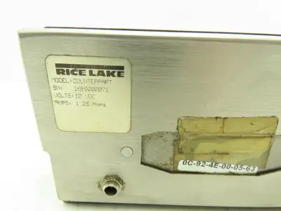 Rice Lake Counterpart Weigh Scale Display Configurable Counting Indicator 12VDC