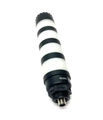 USED BANNER ENGINEERING CORE 50MM LED TOWER LIGHT 4-COLOR AUDIBLE INDICATOR