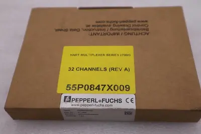 Pepperl + Fuchs HIDMUX2700-F 32 Channel Hart Multiplexer - STOCK GF361A