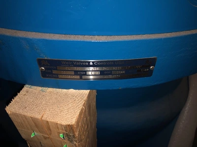20" CL300 Weir Valves and Controls Check Valve, New Storeroom Spare