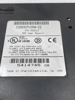 USED GE GE IC693CPU350-CE