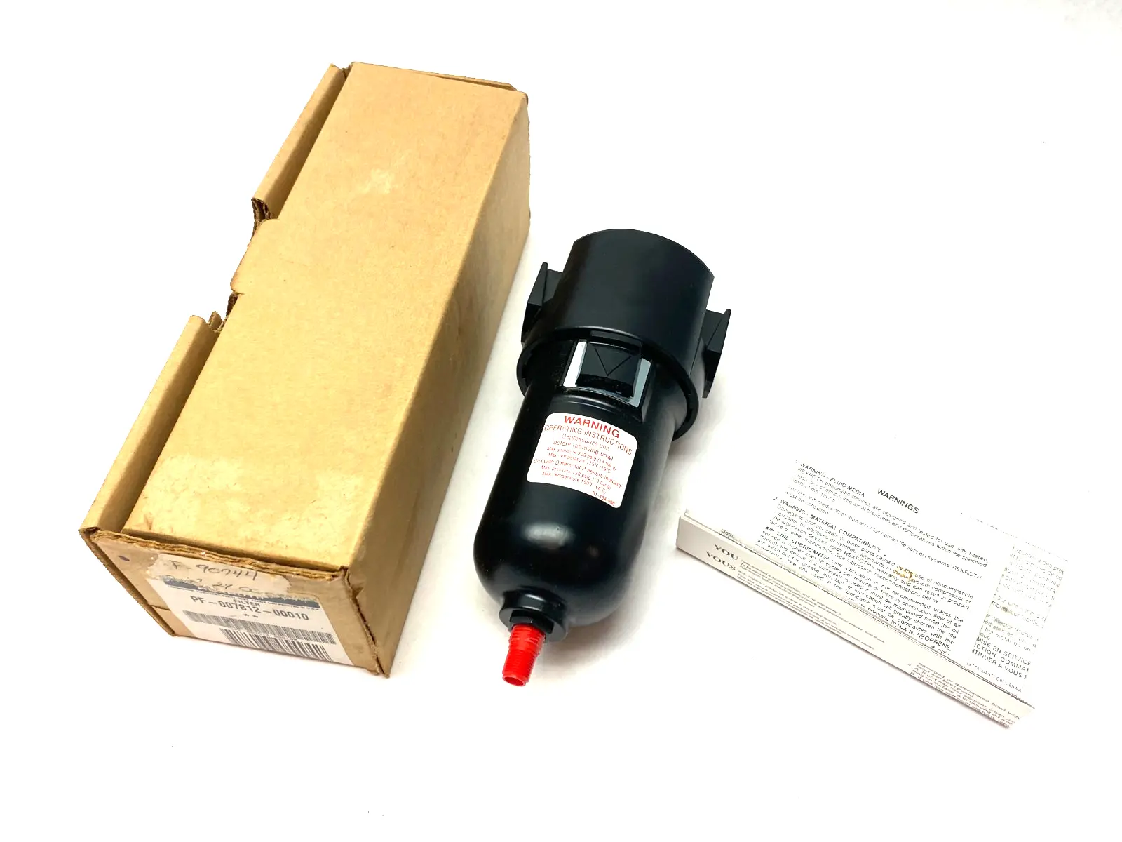 USED MANNESMANN REXROTH MODULAR PNEUMATIC FILTER