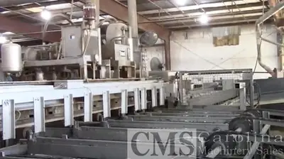 USED PAUL AB920 RIP SAW WITH INFEED & OUTFEED