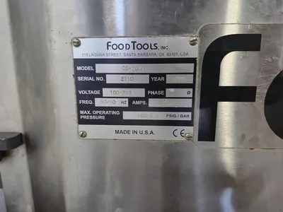 Used 2002 FOODTOOLS, INC. CS-2000 Slicers / Dicers / Cutters British Columbia CA | Steep Hill Equipment Solutions #1460046
