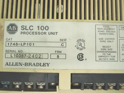 USED ALLEN BRADLEY 1745-LP101 SER C