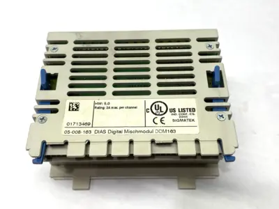 USED SIGMATEK DIAS DIGITAL CONVERSION MODULE DDM 163 CRACKED PLASTIC