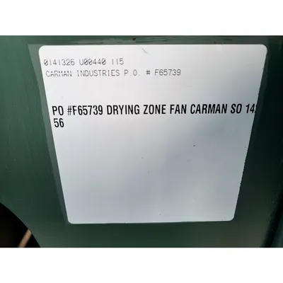 USED CARMAN INDUSTRIES, INC. FBP-422
