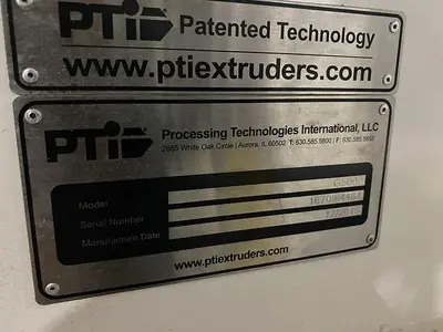 Used 2015 PTI G5000 Extruders North Carolina US | DH Griffin Used Equipment #1383732