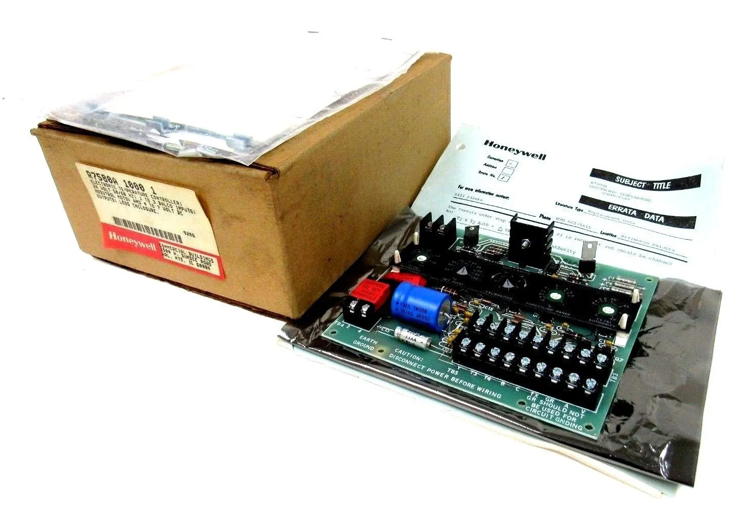 NEW HONEYWELL R7580A-1000-1 TEMPERATURE CONTROL 1450-3242-001 R7580A10001