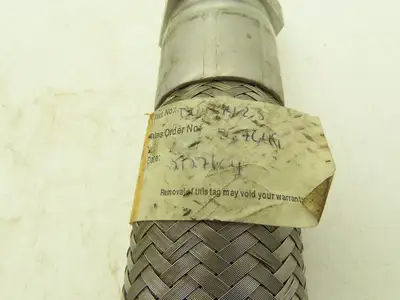 Parker 18" Braided Stainless Steel Flex Hose 2" NPT to 2" Female 37 Degree