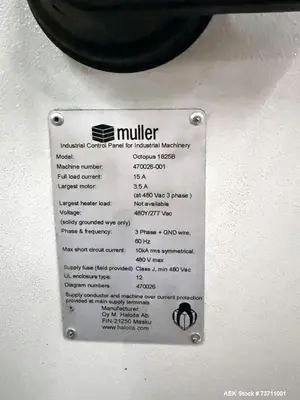 Used MULLER OCTOPUS 1825B Pallet Wrappers Illinois US | Aaron Equipment #1396234