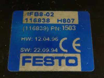 USED FESTO IFB8-02