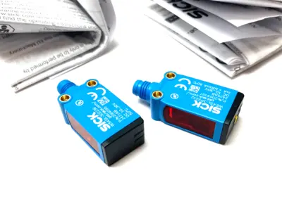 USED SICK THROUGH-BEAM PHOTOELECTRIC SENSOR SET TRA. & REC.