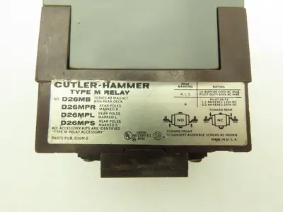 Cutler Hammer Type M Relay 10A 120V Coil 4NO Lot of 7