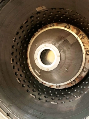 Krauss-Maffei SZ 92 2-stage pusher centrifuge, 316SS.