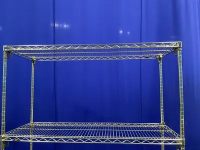 Intermetro Industries Corp. Four 47.5”x18” Adjustable Height Shelves Super Erecta Wire Rack Shelving