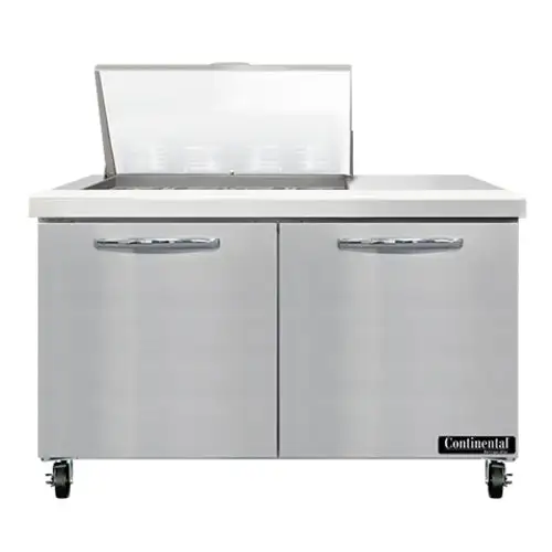 Continental SW48N12M 48" Sandwich/salad Prep Table W/ Refrigerated Base, 115v