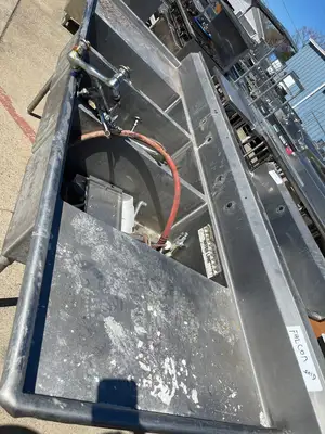 Used Falcon Restaurant Supply Used 107" 3 Compartment Stainless Steel Sink - SS301 Sinks Illinois US | Falcon Restaurant Supply #1375737