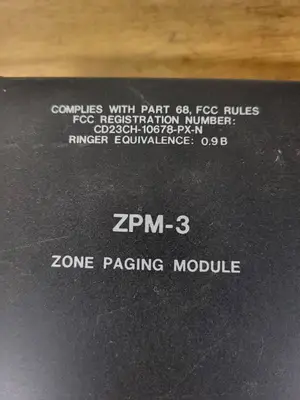 Bogen ZPM-3 Zone Paging Module Communications Board