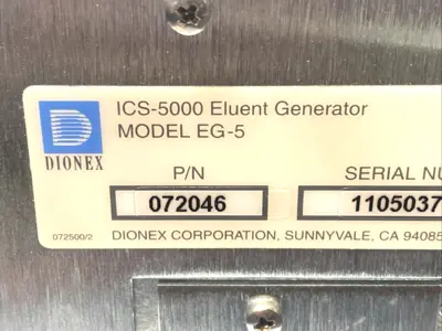 Used DIONEX ELUENT GENERATOR MODULE Ion Chromatography Michigan US | Maverick Industrial Sales #1091451
