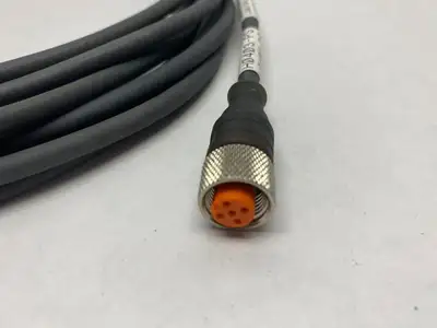 USED LUMBERG AUTOMATION DBL-ENDED CONNECTION CORDSET M12 5M
