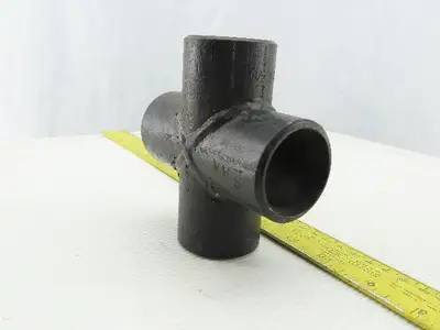 STD WLIA-234 1-1/2" Butt Weld Seamless Pipe Fitting CROSS