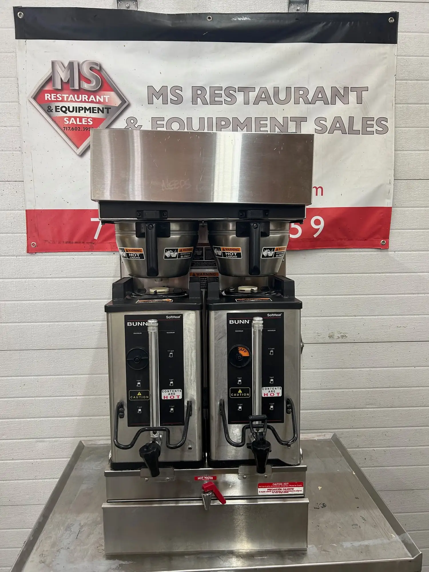Bunn Dual SH DBC Coffee Brewer Refurbished & Working!