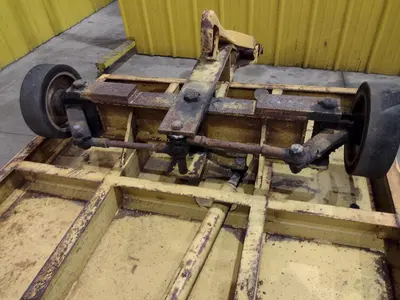 10,000 LBS X 4' X 9' HEAVY DUTY MOBILE TRANSFER / MOVING CART: STOCK #23516