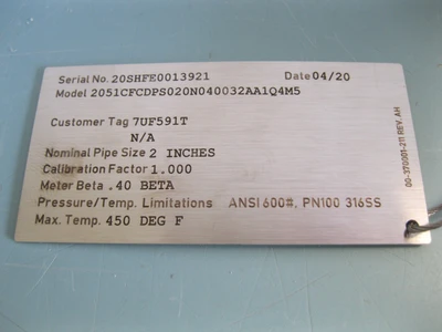NEW Rosemount 2051 CFC DPS020N040032AA1Q4M5