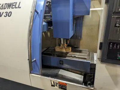 2002 LEADWELL MODEL  #V-30 CNC VERTICAL MACHINING CENTER: STOCK #19428