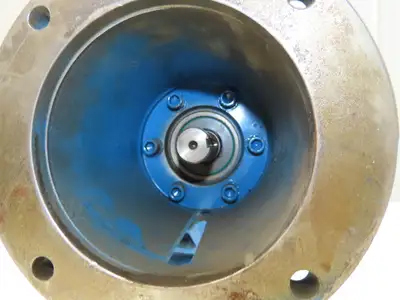 Cone Drive Worm Gearbox 100:1 Reducer 17.5rpm 1.08Hp 1-1/2" Hollow Shaft
