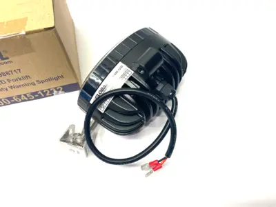 USED MAVERICK INDUSTRIAL SALES BLUE LED FORKLIFT PEDESTRIAN SAFETY WARNING SPOTLIGHT