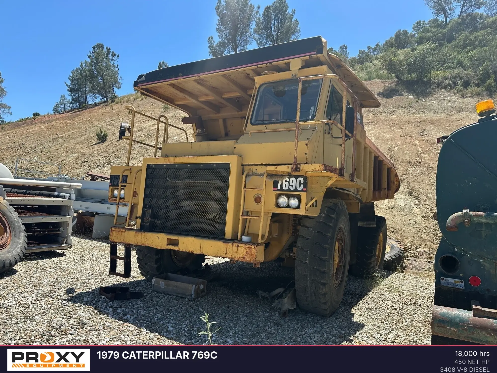 Used 1979 CATERPILLAR 769C Dump trucks California US | Proxy Equipment #1388951
