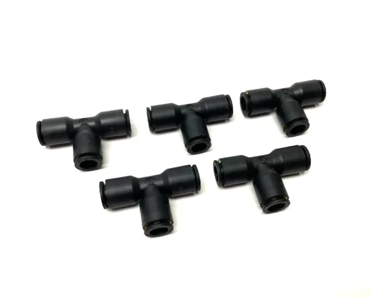 Used PARKER PNEUMATIC PUSH-IN UNION TEE FITTING 8MM BLACK Valves/Fittings | Maverick Industrial Sales #1114120