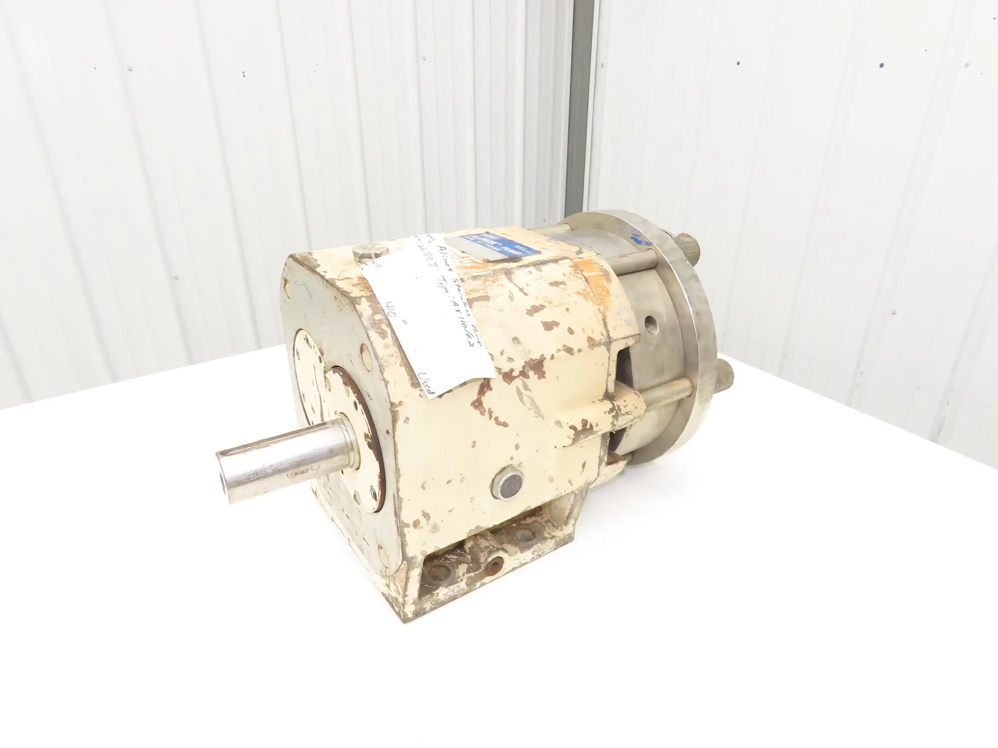 MAAG Alinox AX 110/62 Stainless Rotary Lobe Gear Pump 4" 631cm³/rev