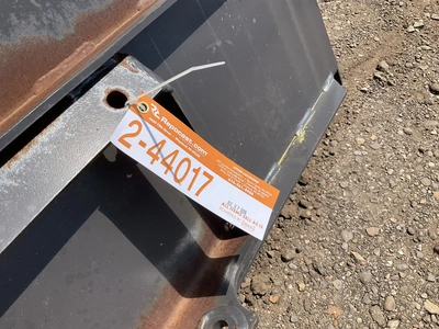 New old stock Paladin 48” high capacity smooth bucket for a mini skid steer, welded on cutting edge,...