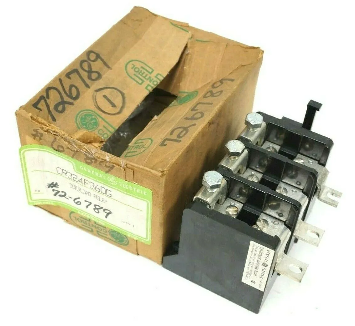 NEW GENERAL ELECTRIC CR324F360G OVERLOAD RELAY