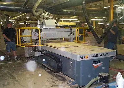 RYE QUANTUM MAXI-2512 DOUBLE-HEAD CNC ROUTER (PARTS ONLY)