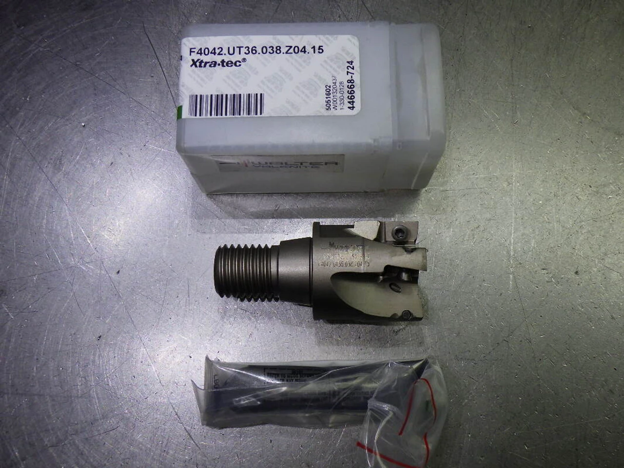 Walter 1.5" 4 Flute Coolant Thru Facemill F4042.UT36.038.Z04.15 (LOC1276A)