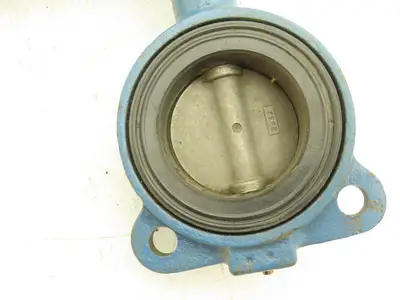 DeZurik 9359125R000 3" Wafer Butterfly Valve Stainless Disc w/Handle 175 CWP