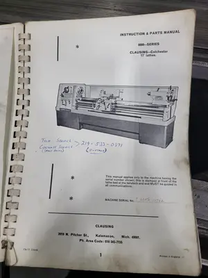 CLAUSING COLCHESTER 17" Manual Lathes | MD Equipment Services LLC (31)