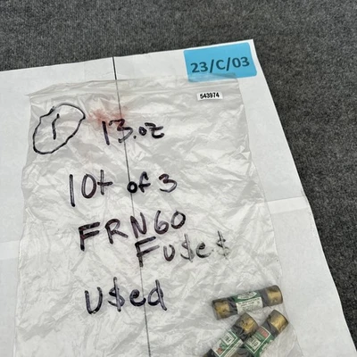 Used Fusetron FRN60 Fuses California US | Davliegogo LLC #1706389