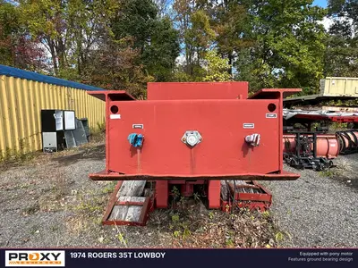 Used 1974 ROGERS 35T LOWBOY Lowboy Trailers New Jersey US | Proxy Equipment #1378309