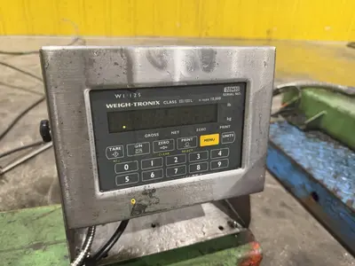 SYNERGY MODEL 1.5 SEMI-AUTO STRETCH PALLET WRAPPER  WITH WEIGHT-TRONIX SCALE: YOBRO #24715