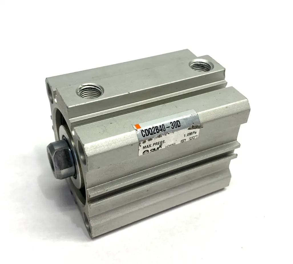 Used SMC COMPACT CYLINDER 40MM BORE 30MM STROKE Pneumatic Cylinders | Maverick Industrial Sales #1105019